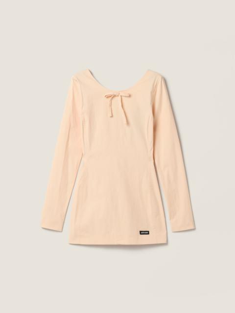 Miu Miu Stretch poplin mini-dress