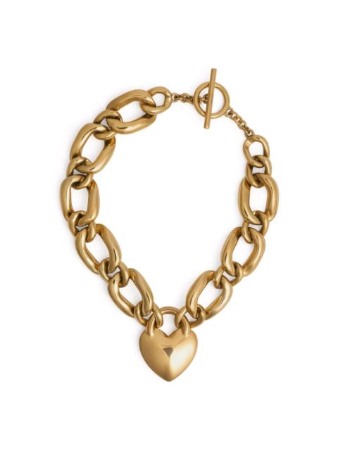 PATOU Heart chain necklace