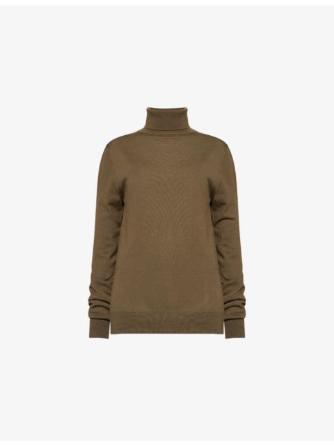 The Frankie Shop Eve Turtleneck Wool Jumper