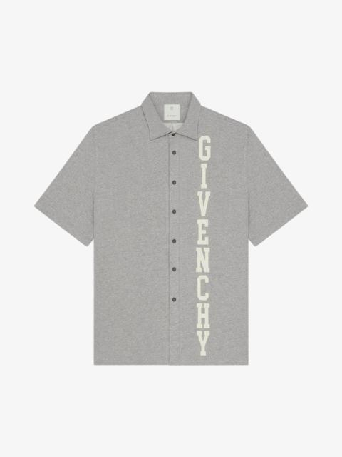 GIVENCHY COLLEGE SHIRT IN FLEECE