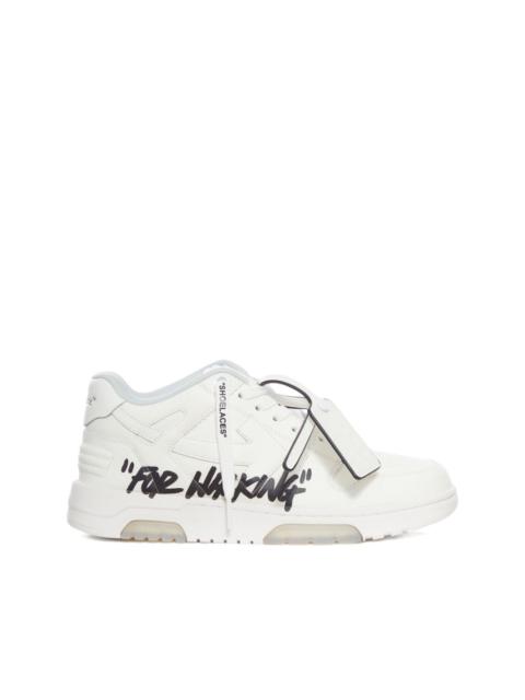 Off-White Out of Office graffiti-print low-top sneakers