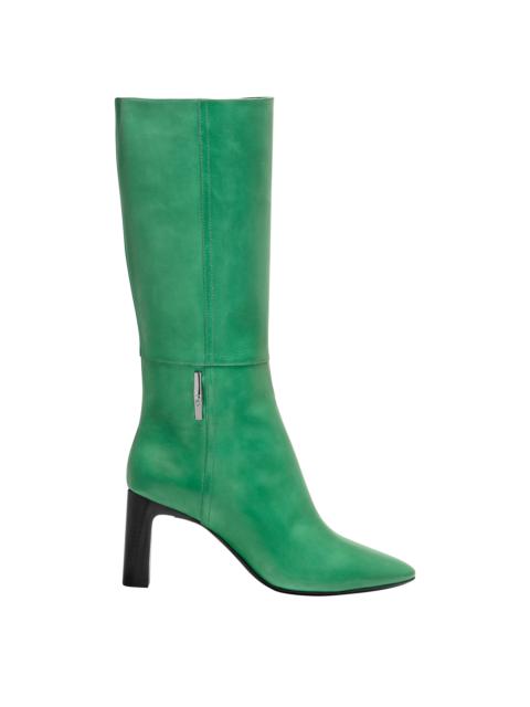 Longchamp Roseau Heel boots Grass - Leather