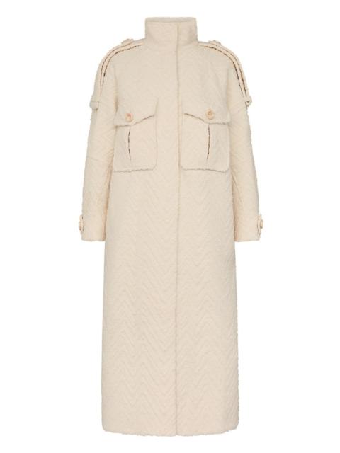 Zimmermann ILLUSTRATION CHEVRON COAT