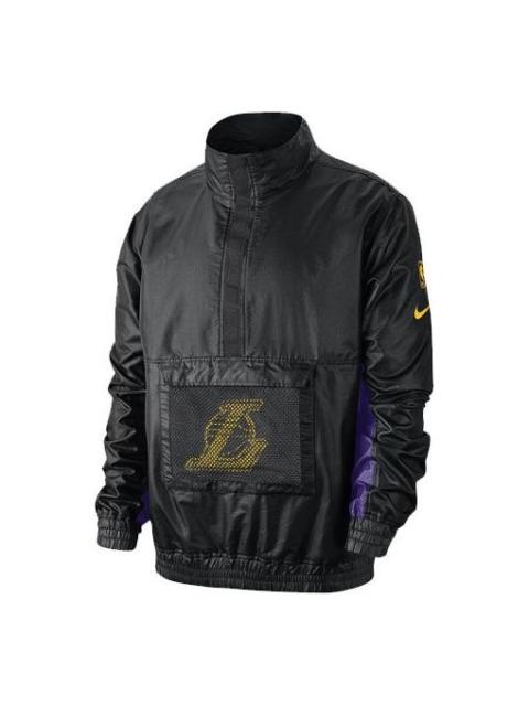 Nike Nike Lightweight NBA Los Angeles Lakers Sports Jacket Black CJ7115-010