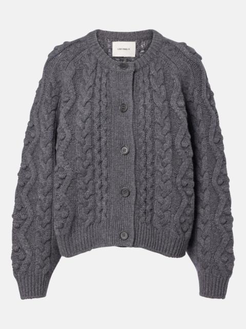 LISA YANG Winroe cable-knit cashmere cardigan