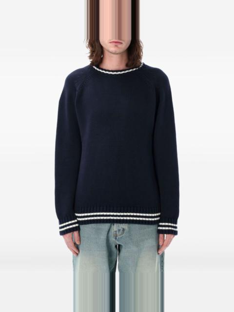 Pop Trading Company logo-embroidered jumper