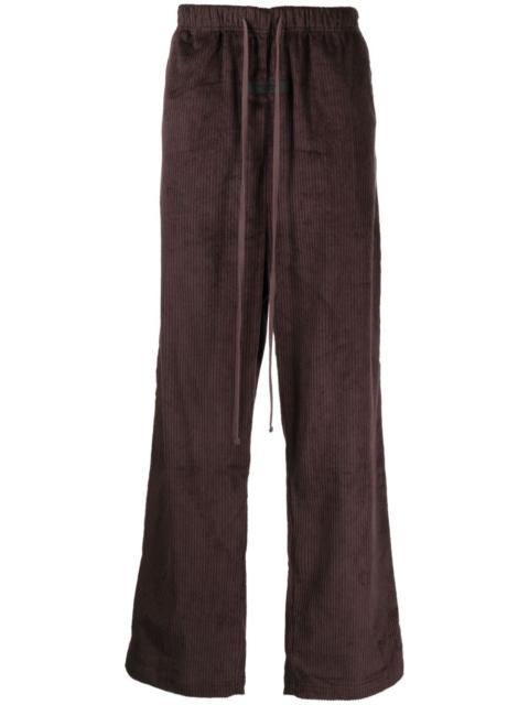 ESSENTIALS drawstring corduroy track pants