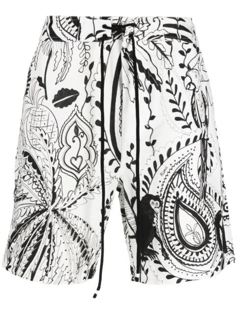 Alanui Oasis of Imagination deck shorts