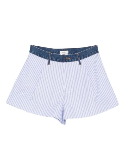 Sandro striped-pattern shorts