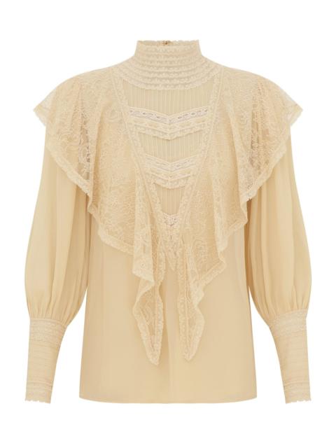 Zimmermann MOMENTUM WATERFALL BLOUSE