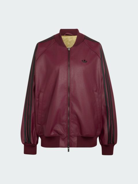 adidas PLEATHER SST OVERSIZED TRACK TOP