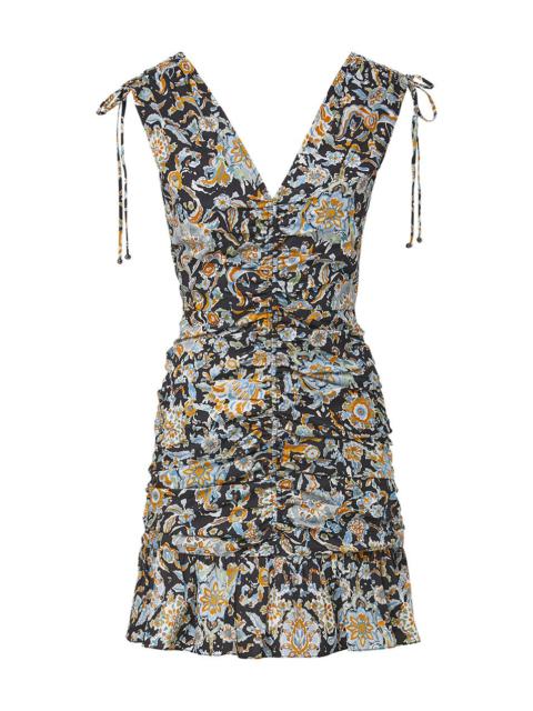 VERONICA BEARD JACKSON PAISLEY-PRINT DRESS