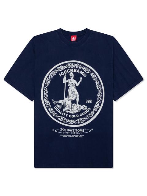 ICECREAM SEAL (OVERSIZE) S/S KNIT - BLACK IRIS