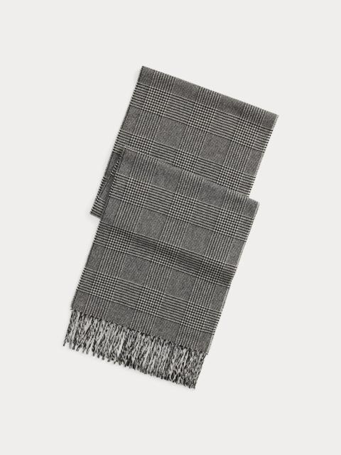 Polo Ralph Lauren Glen Plaid Cashmere-Wool Scarf