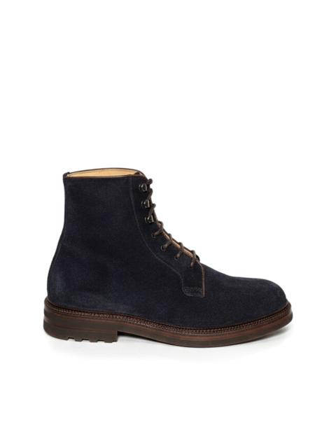 Brunello Cucinelli lace-up suede boots