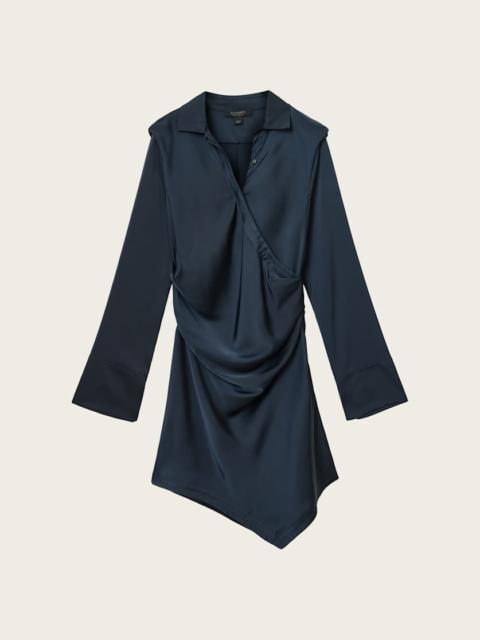 ALLSAINTS TIRA SATIN MINI DRESS