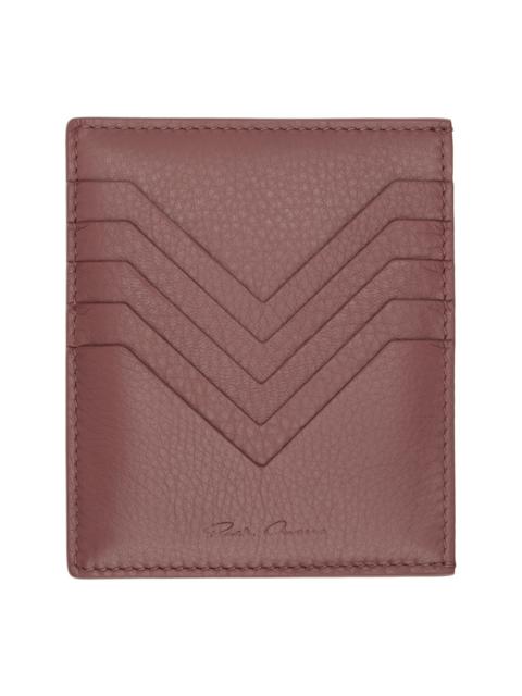 Rick Owens Pink Concordians Square Card Holder