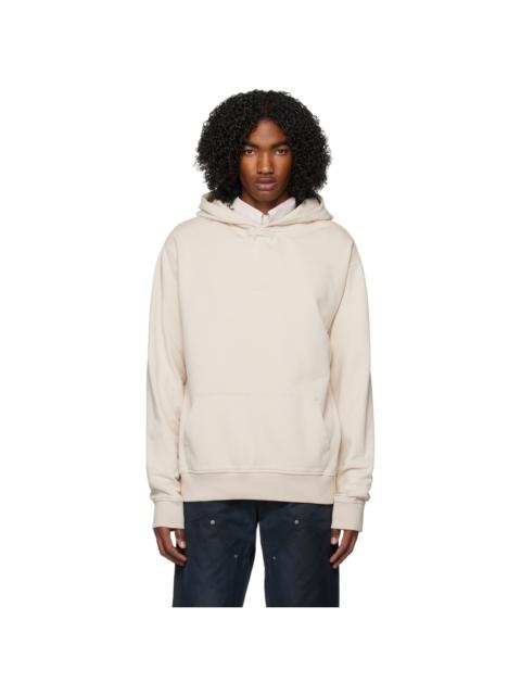 424 Beige Bonded Hoodie