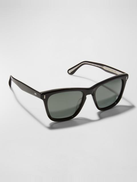 Oliver Peoples Men's Lynes Sun 55 Acetate Sunglasses