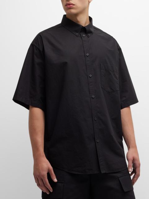 BALENCIAGA Crypto Short Sleeve Shirt Large Fit