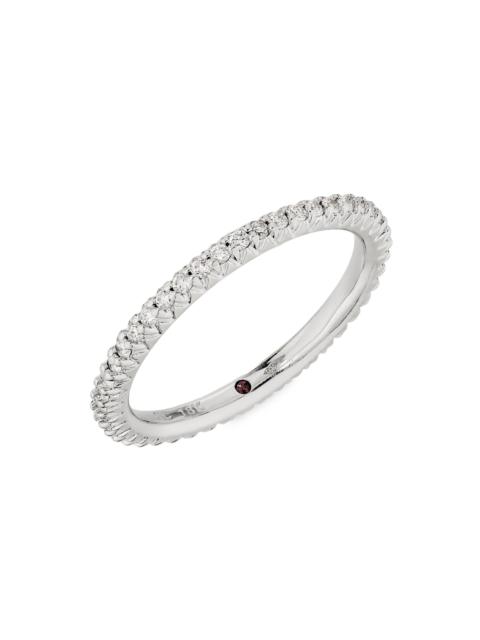 ROBERTO COIN Women's Tiny Treasures Diamond & 18K Yellow Gold Ring - White Gold