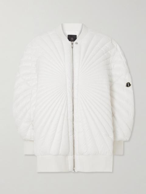 + Moncler Radiance Peter Oversized Appliquéd Quilted Shell Down Jacket