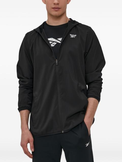 Reebok hooded zip-fastening jacket