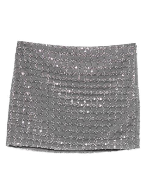 ROTATE beaded mini skirt