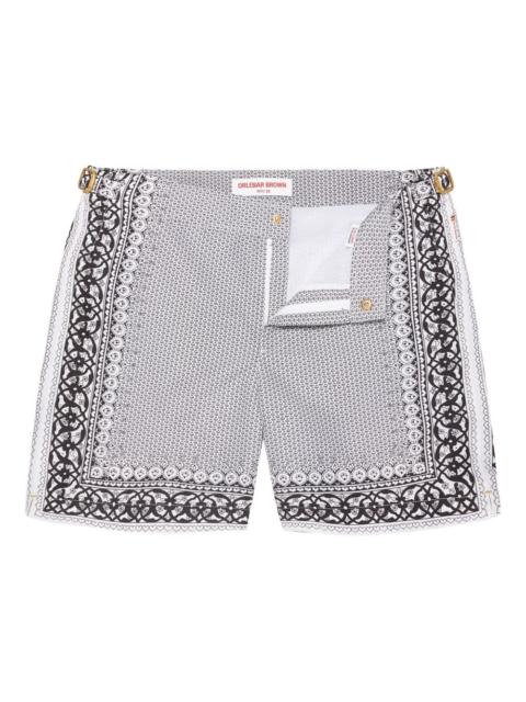 ORLEBAR BROWN Bull Dog patterned swim shorts