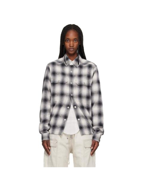 Rick Owens DRKSHDW Gray Temple Cropped Outershirt