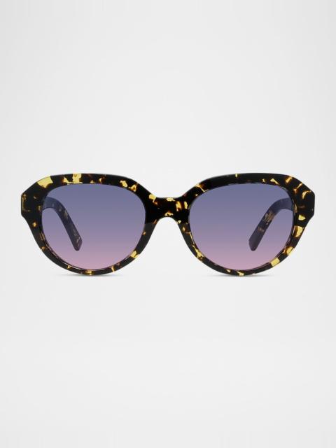 Givenchy 4G Acetate Round Sunglasses