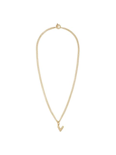 ROXANNE ASSOULIN The Puffy Initial necklace