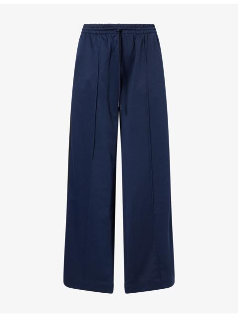 GOOD AMERICAN The Track Pant Cotton-Jersey Jogging Bottoms