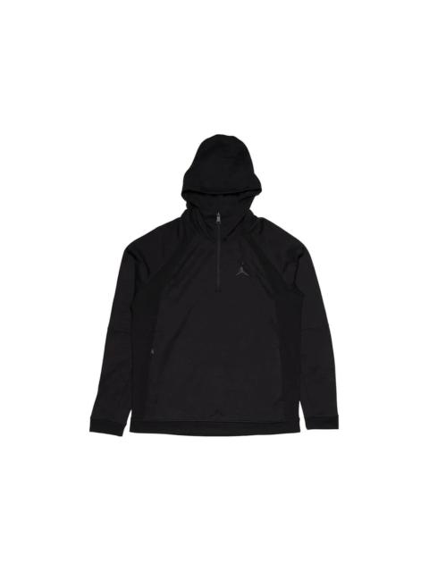 Jordan Jordan Sport 1/2-Zip Dri-Fit Hoodie Black
