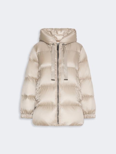 Max Mara SEIA Roomy puffer jacket in water-repellent plain-weave fabric - NATURAL