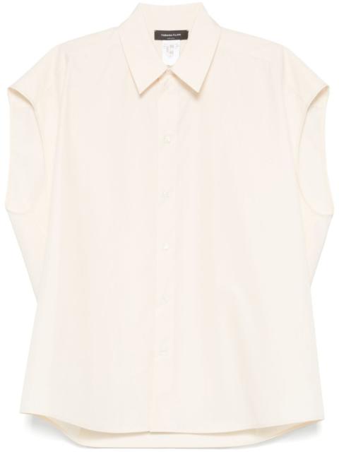 FABIANA FILIPPI poplin sleeveless shirt