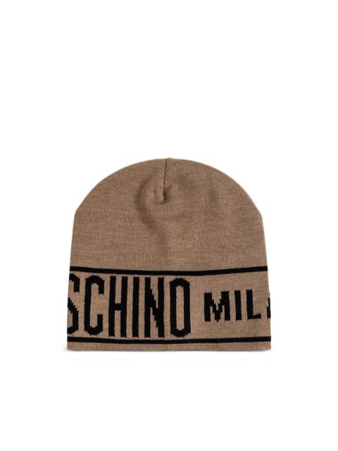 Moschino logo-band beanie