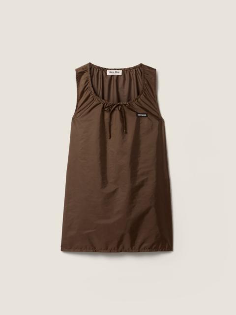 Miu Miu Technical fabric mini-dress