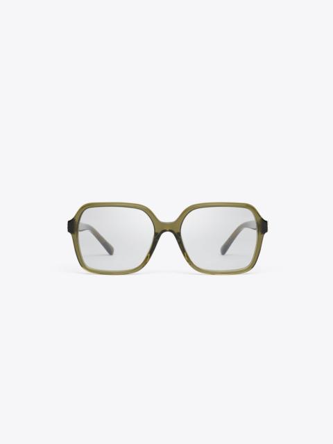 TORY BURCH Eleanor Oversized Square Eyeglasses
