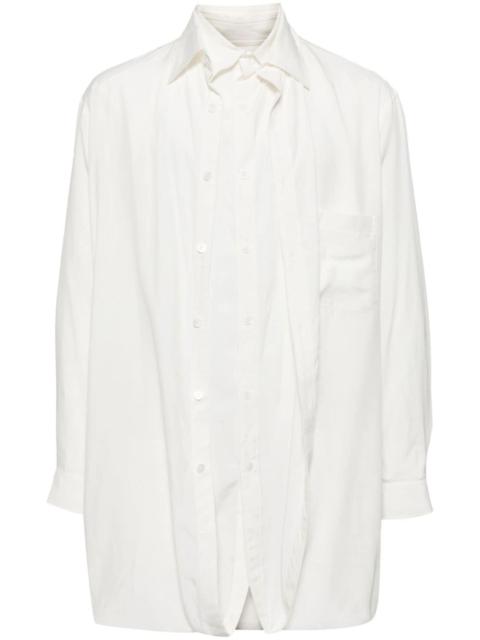 Yohji Yamamoto double-layered shirt