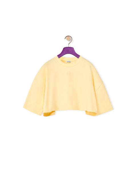 Loewe Cropped Anagram T-shirt in cotton