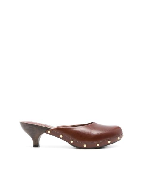 Judith 40mm leather mules