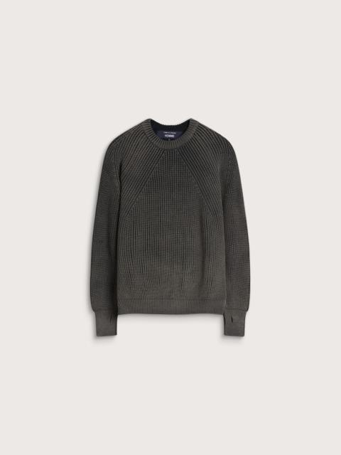Comme des Garçons Homme Comme des Garçons Homme Bleach Treated Ribbed Jumper