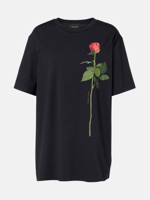 Simone Rocha Printed cotton jersey T-shirt