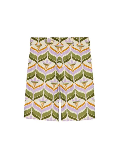 GUCCI adidas x Gucci Trefoil print shorts