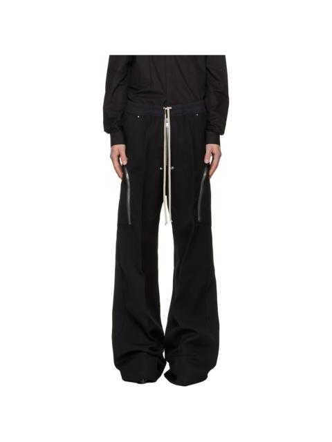 Rick Owens Black Tower Heizer Belas Cargo Pants