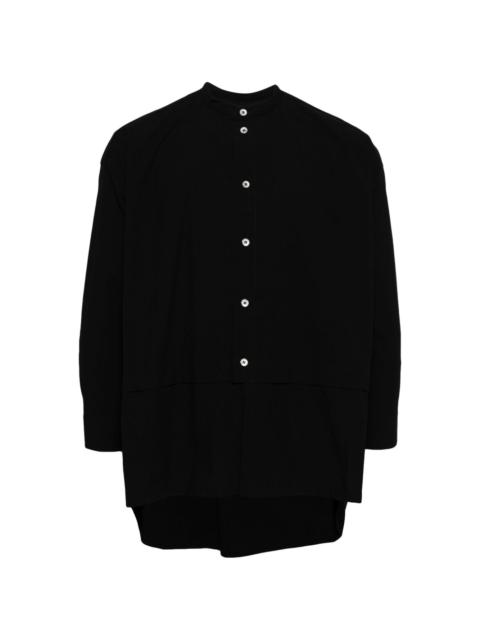 high-low cotton shirt