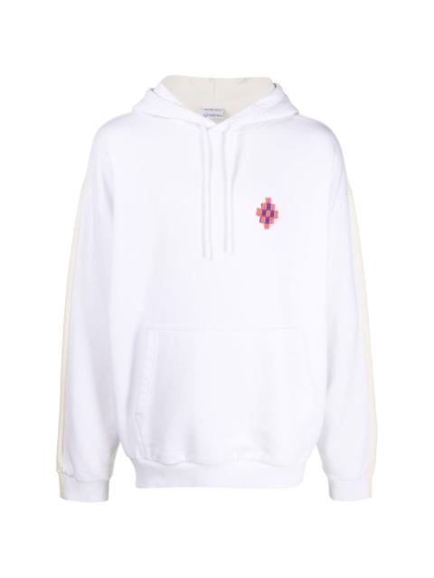 Cross logo-embroidered hoodie