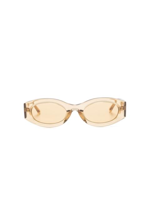 x The Attico Berta oval sunglasses