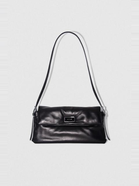 BY FAR PUFFY TILDA BLACK LAMB NAPPA LEATHER
